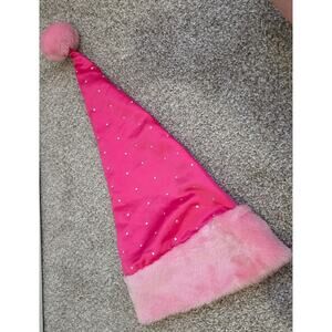 Victoria Secret RARE Pink Gemstone Sexy Little Things Santa Hat